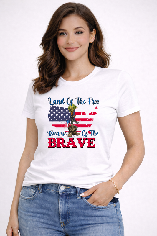 Because of the Brave Crewneck Tee