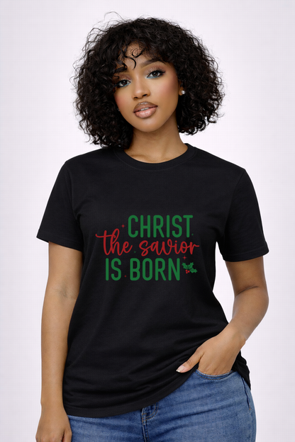 Christ is Born Crewneck Tee
