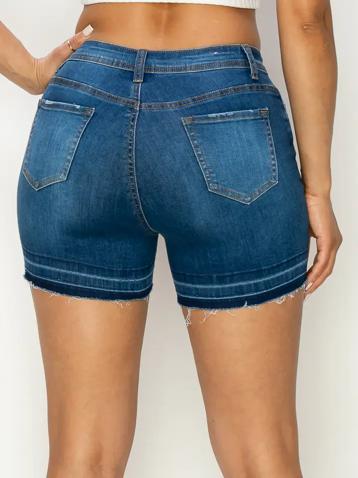 High Rise Sexy Button-Down Women Denim Shorts
