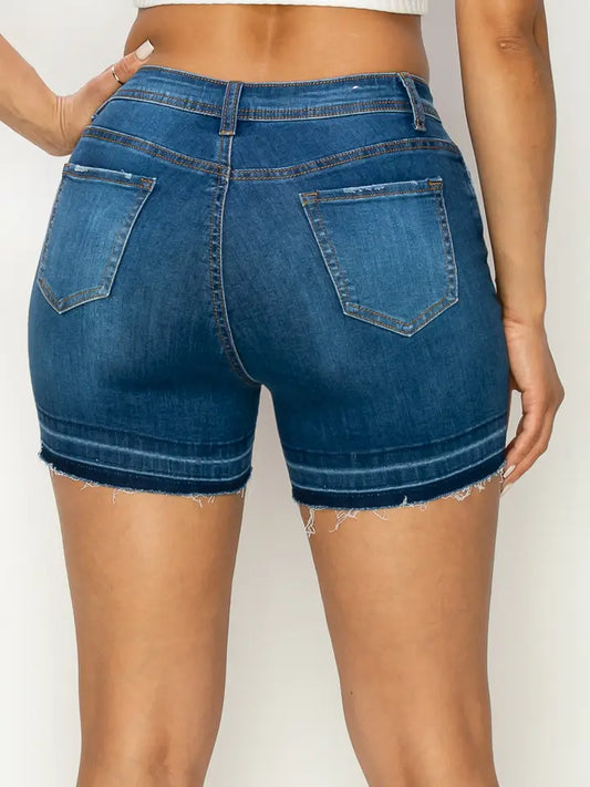 High Rise Sexy Button-Down Women Denim Shorts