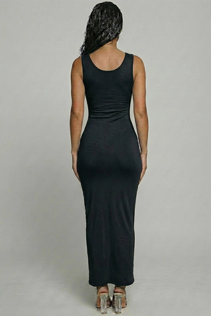 Sleeveless Basic Maxi Dress