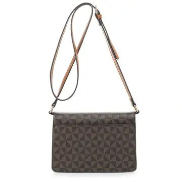 Geometric Monogram Designer Envelope Flap Crossbody