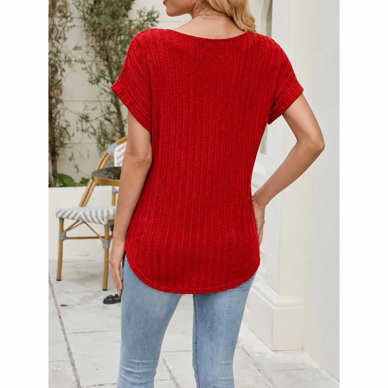 Casual Short Sleeve Top