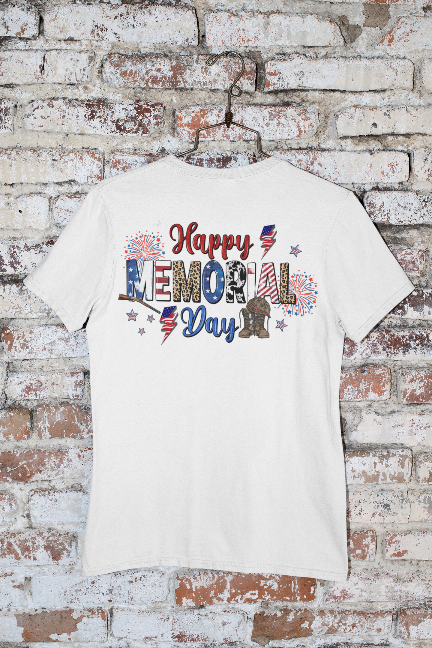 Happy Memorial Day Crewneck Tee